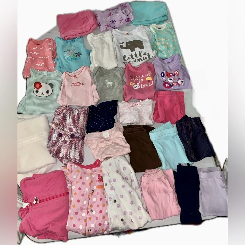 Bundle of 28 Fall / Winter Girls Clothes